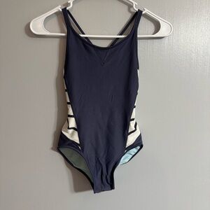 Ivivva by Lululemon Navy and White Swimwear Size 12